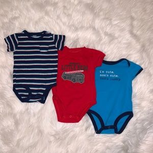 3 baby boy onesies